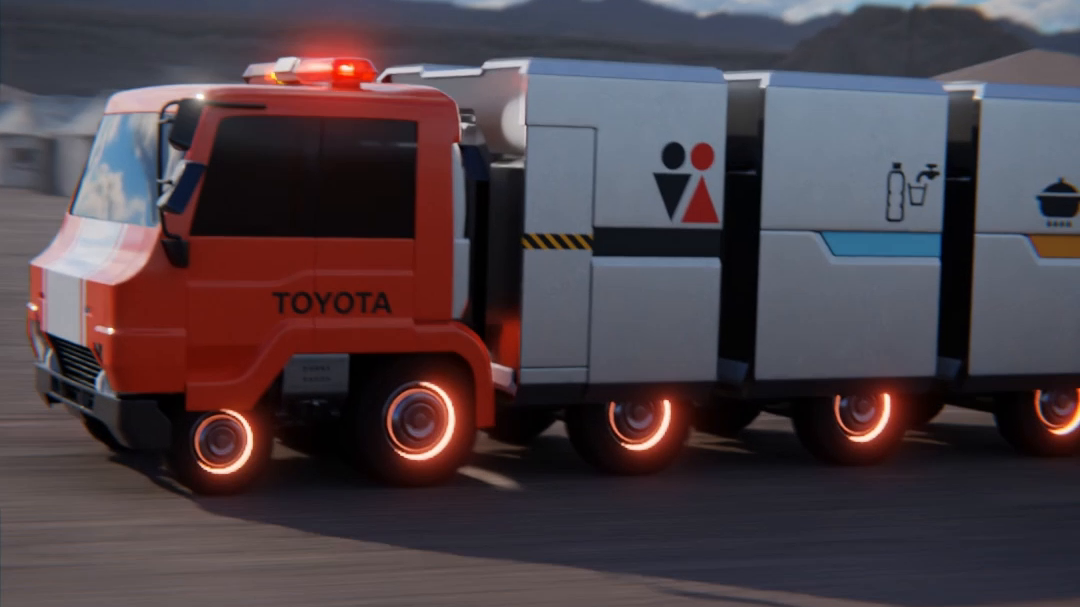 トヨタ  夢のクルマアートコンテスト「災害時万能救援車」